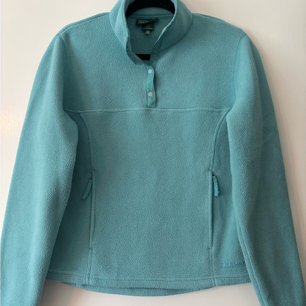 L.L. Bean Aqua Fleece Pullover